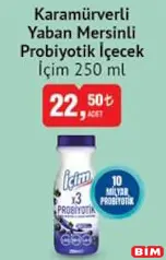 İÇİM KARAMÜRVERLİ YABAN MERSİNLİ PROBİYOTİK İÇECEK 250 ML